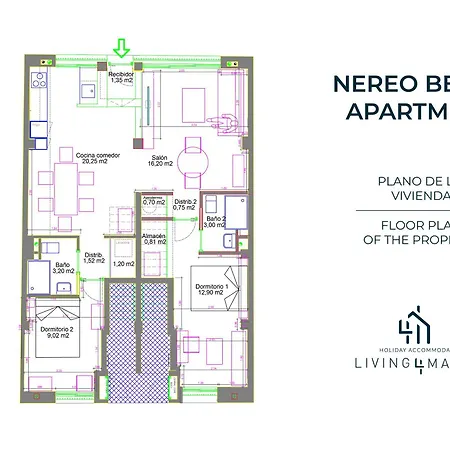 Apartman Living4malaga Nereo Málaga